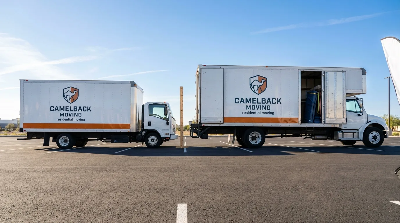 Moving truck size capacity guide in Paullina